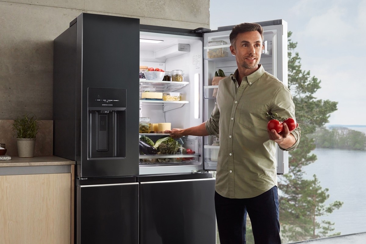 Electrolux French door fridge give you more space for food storage