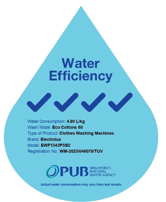 Water labelEWF1343P5SC