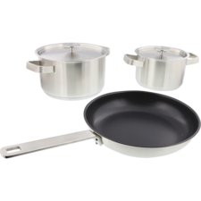 3 piece stainless steel cookware set