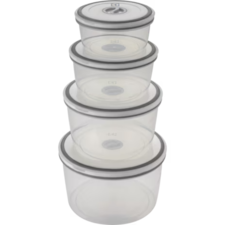 4x BPA-free plastic food containers