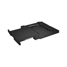 Washing machine and heat pump dryer with pull out shelf stacking kit