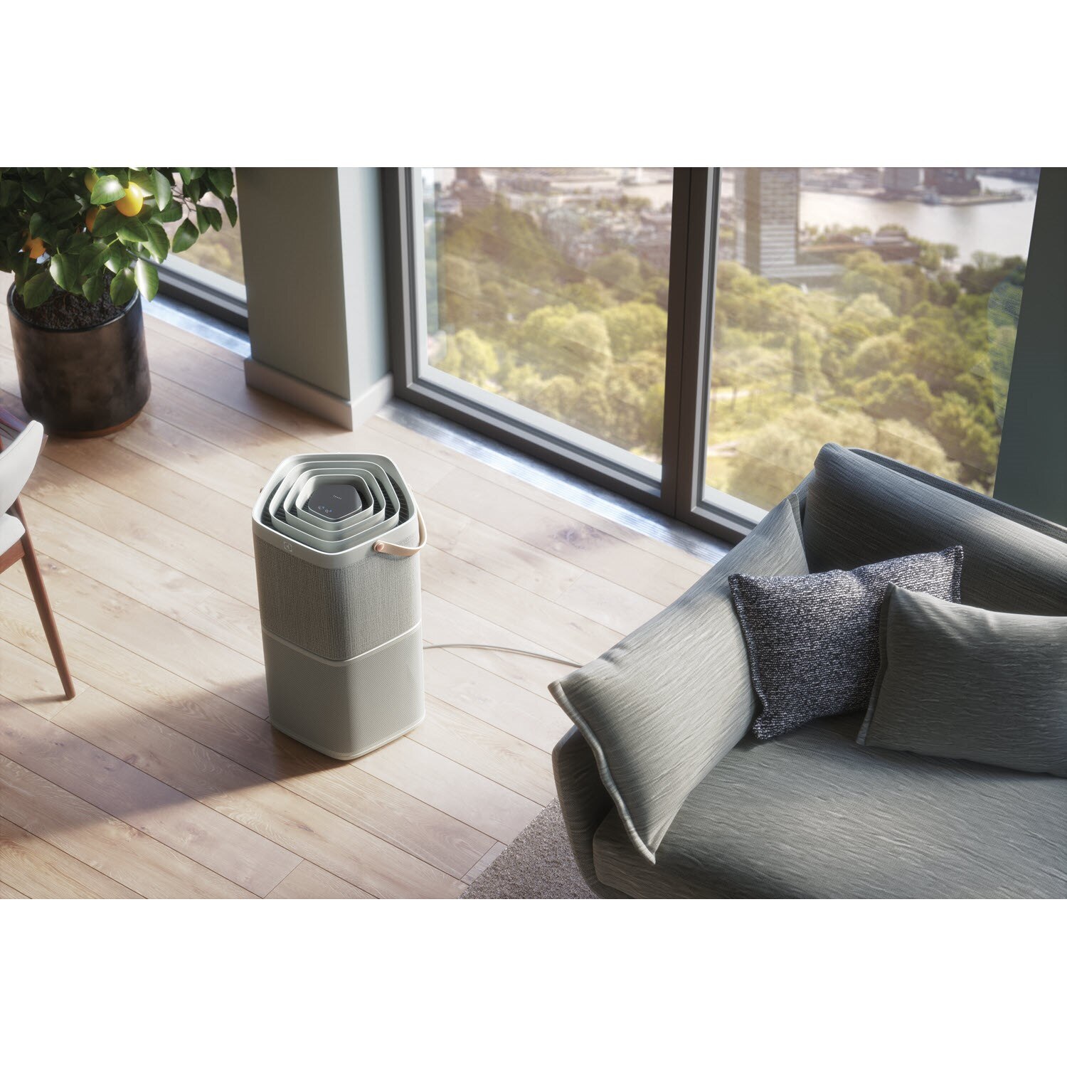 Pure A9 air purifier with 5 stage filter for 60m² room coverage PA91