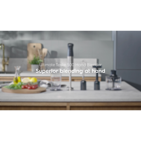 400 watt UltimateTaste 500 hand blender with variable speeds