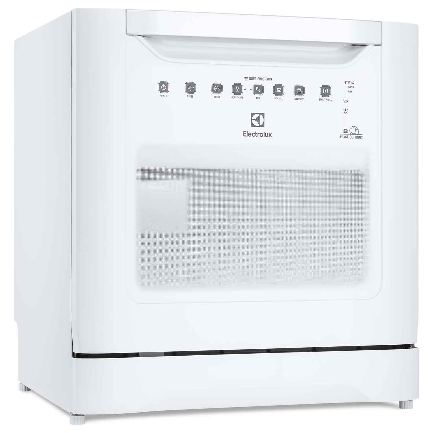 55cm UltimateCare 300 compact dishwasher with 8 place settings ESF6010BW