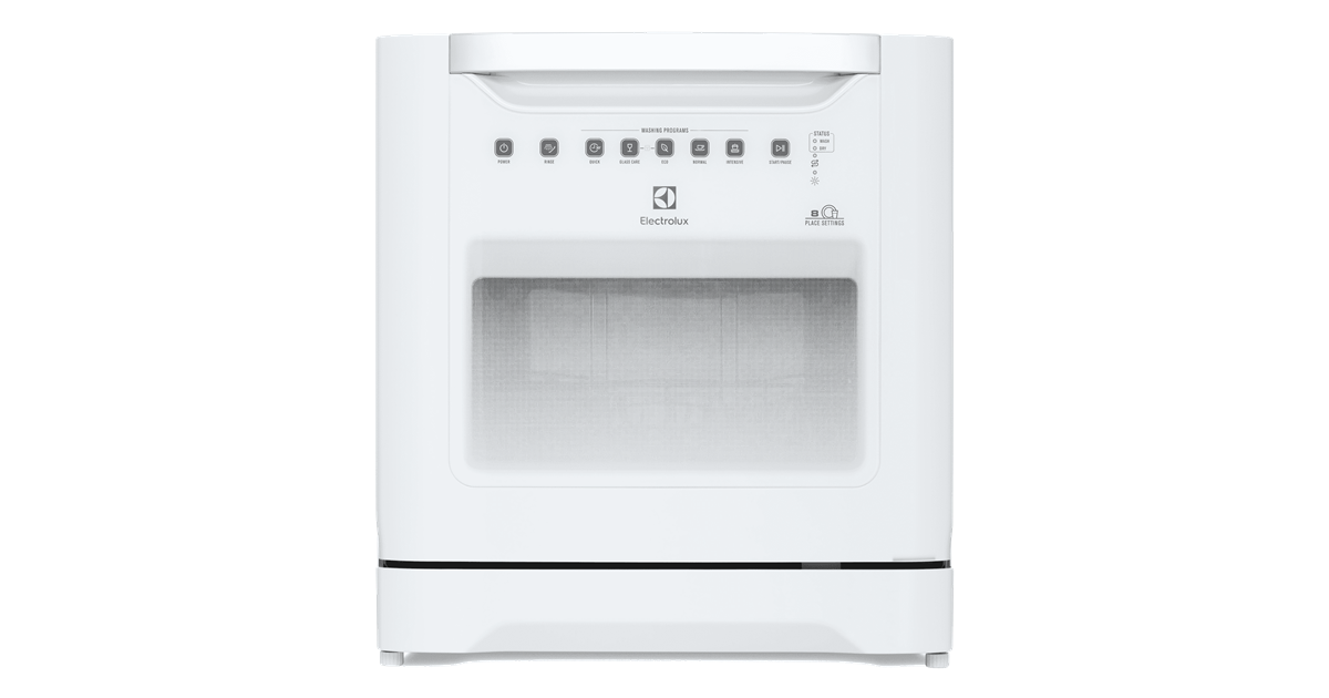 55cm UltimateCare 300 compact dishwasher with 8 place settings ESF6010BW