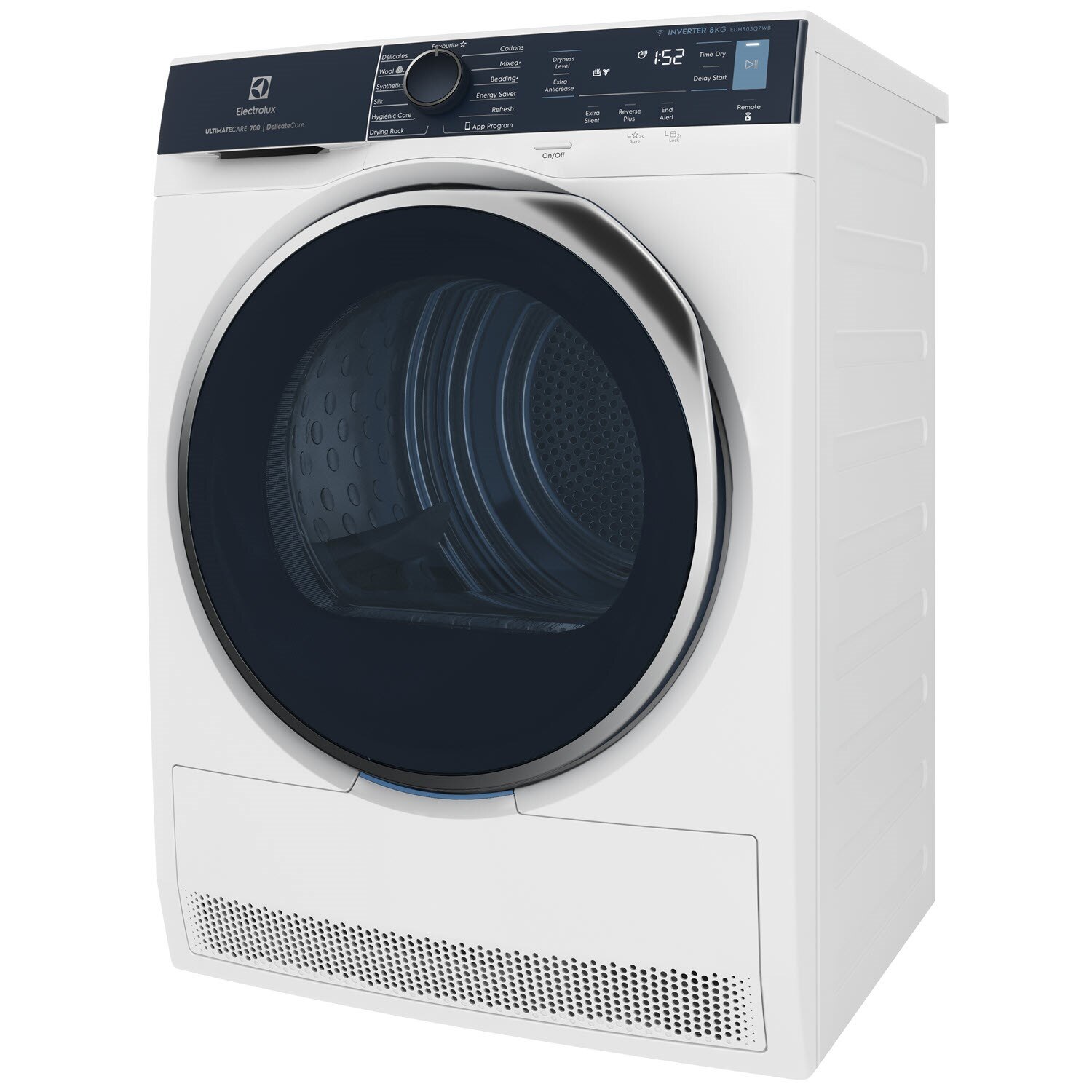 8kg UltimateCare 700 heat pump dryer - EDH803Q7WB | Electrolux Singapore