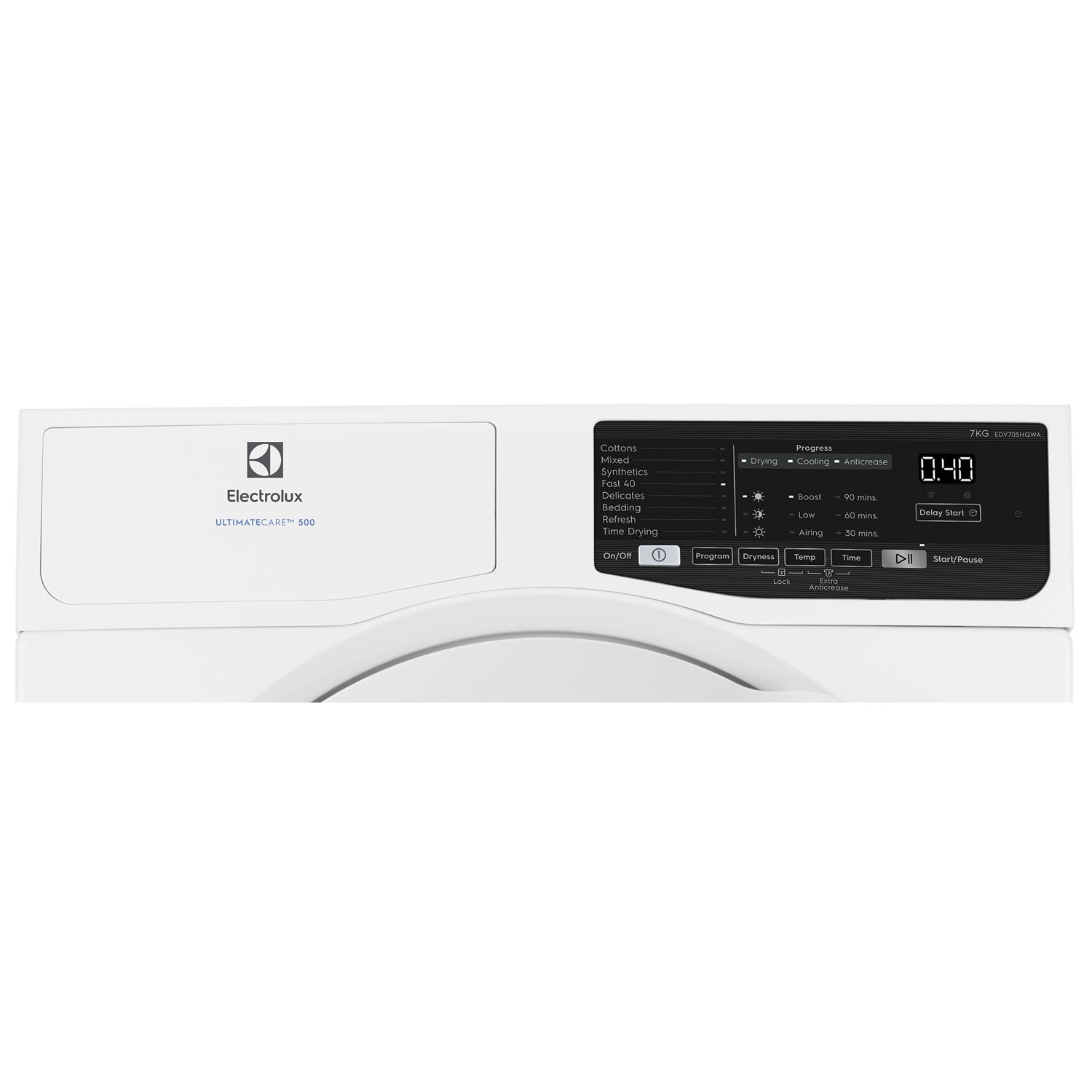 7kg UltimateCare 300 venting dryer EDV705HQWA Electrolux Singapore