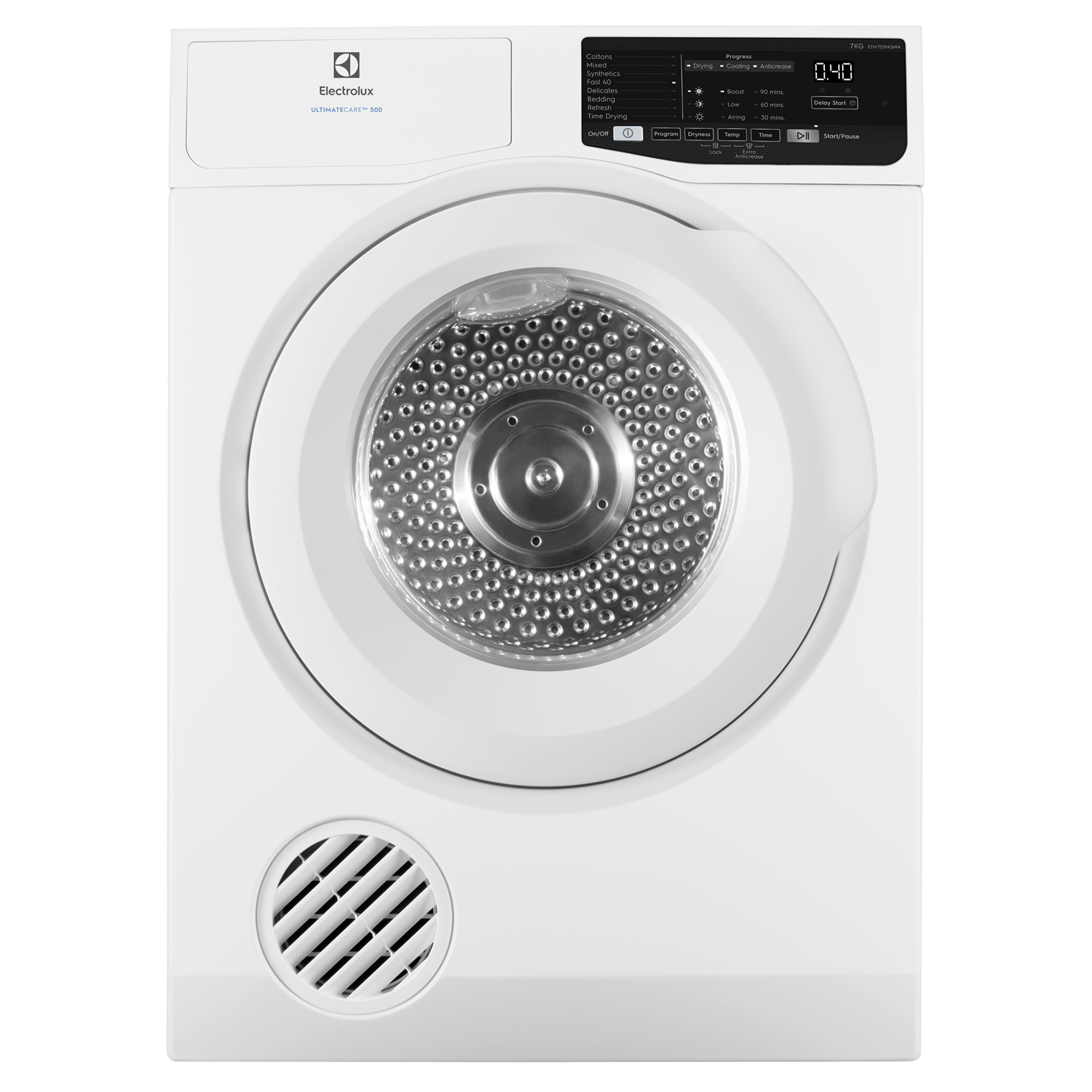 7kg UltimateCare 300 venting dryer EDV705HQWA Electrolux Singapore