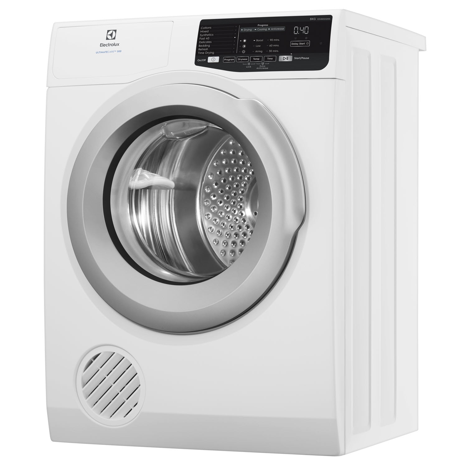 8kg UltimateCare 300 venting dryer EDV805JQWA Electrolux Singapore