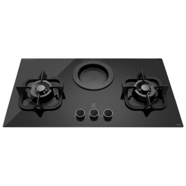 90cm UltimateTaste 700 built-in gas hob with 3 cooking zones including steam function (LPG)