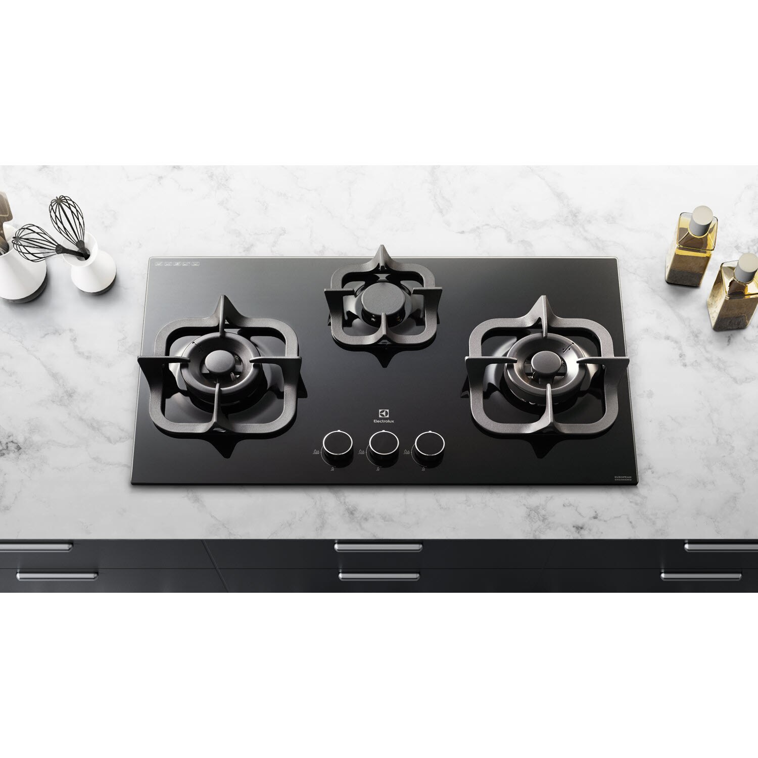 78cm Potenza 3-Burner Gas Stove & Hob | Electrolux Singapore