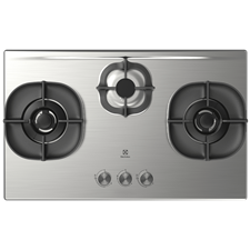 82cm UltimateTaste 500 built-in gas hob with 3 cooking zones