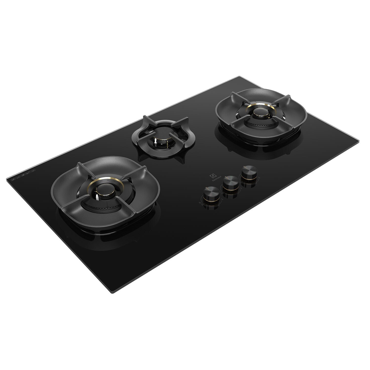 90cm UltimateTaste 500 builtin gas hob with 3 burners (LPG) EHG9350BC