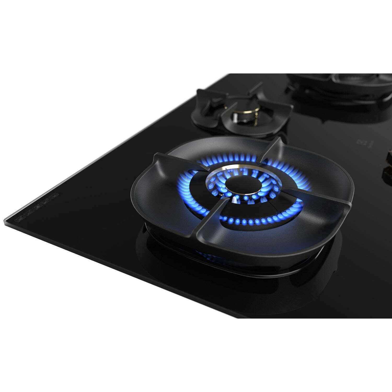 90cm UltimateTaste 500 builtin gas hob with 3 burners (LPG) EHG9350BC