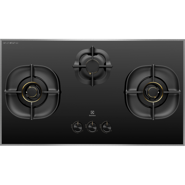 90cm UltimateTaste 500 built-in gas hob with 3 cooking zones (PUB)