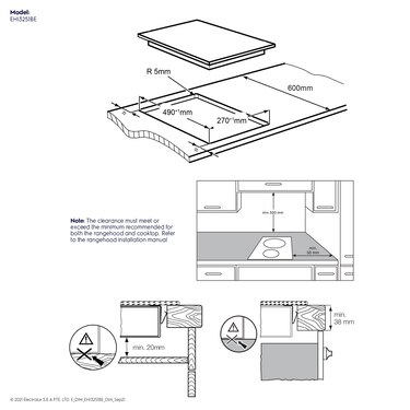 30cm UltimateTaste 500 built-in induction hob with 2 cooking zones