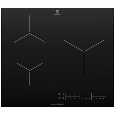 60cm UltimateTaste built-in induction hob with cooking zones