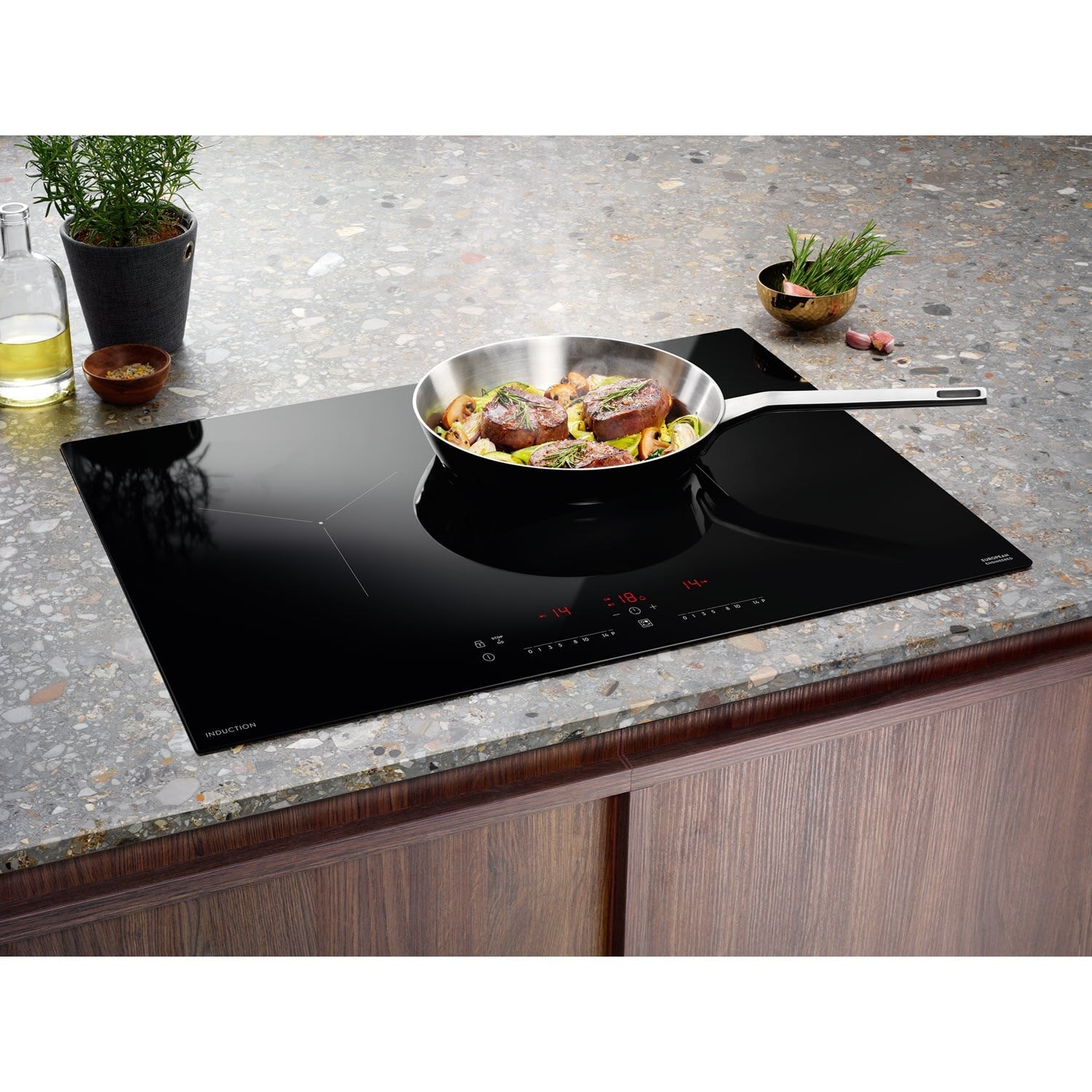 70cm Builtin Induction Hob with 2 Cooking Zones Electrolux Singapore