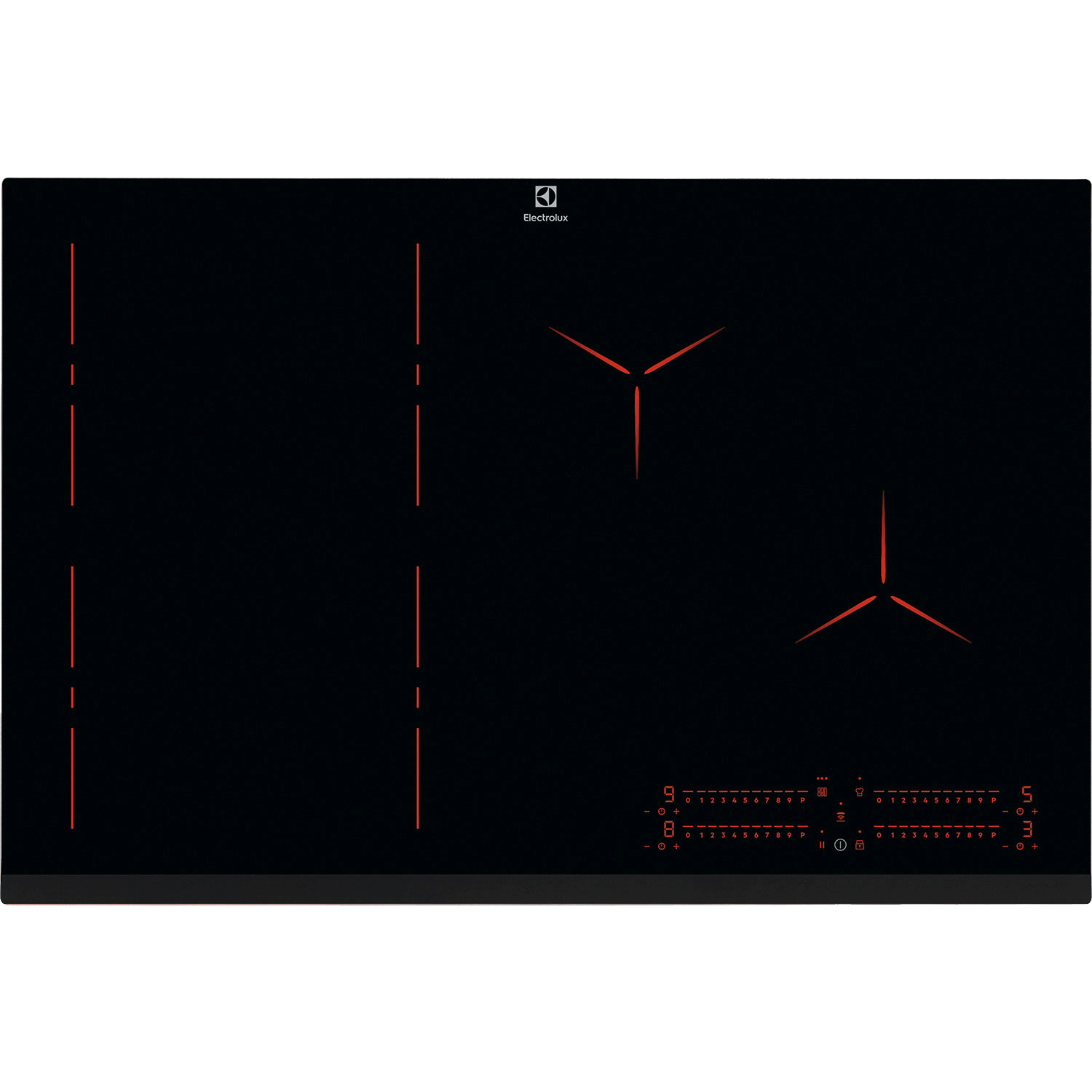 80cm built-in flexi bridge induction hob - EIP8546 | Electrolux Singapore