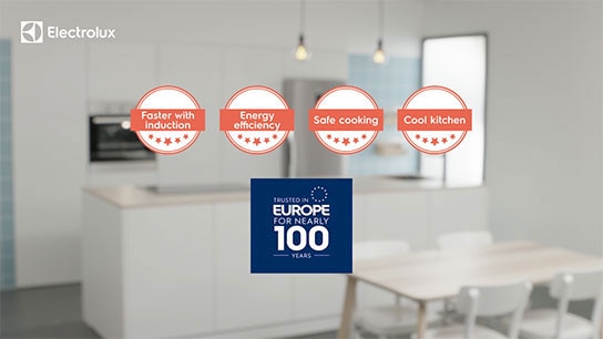 aurora illuminated induction cooktop electrolux