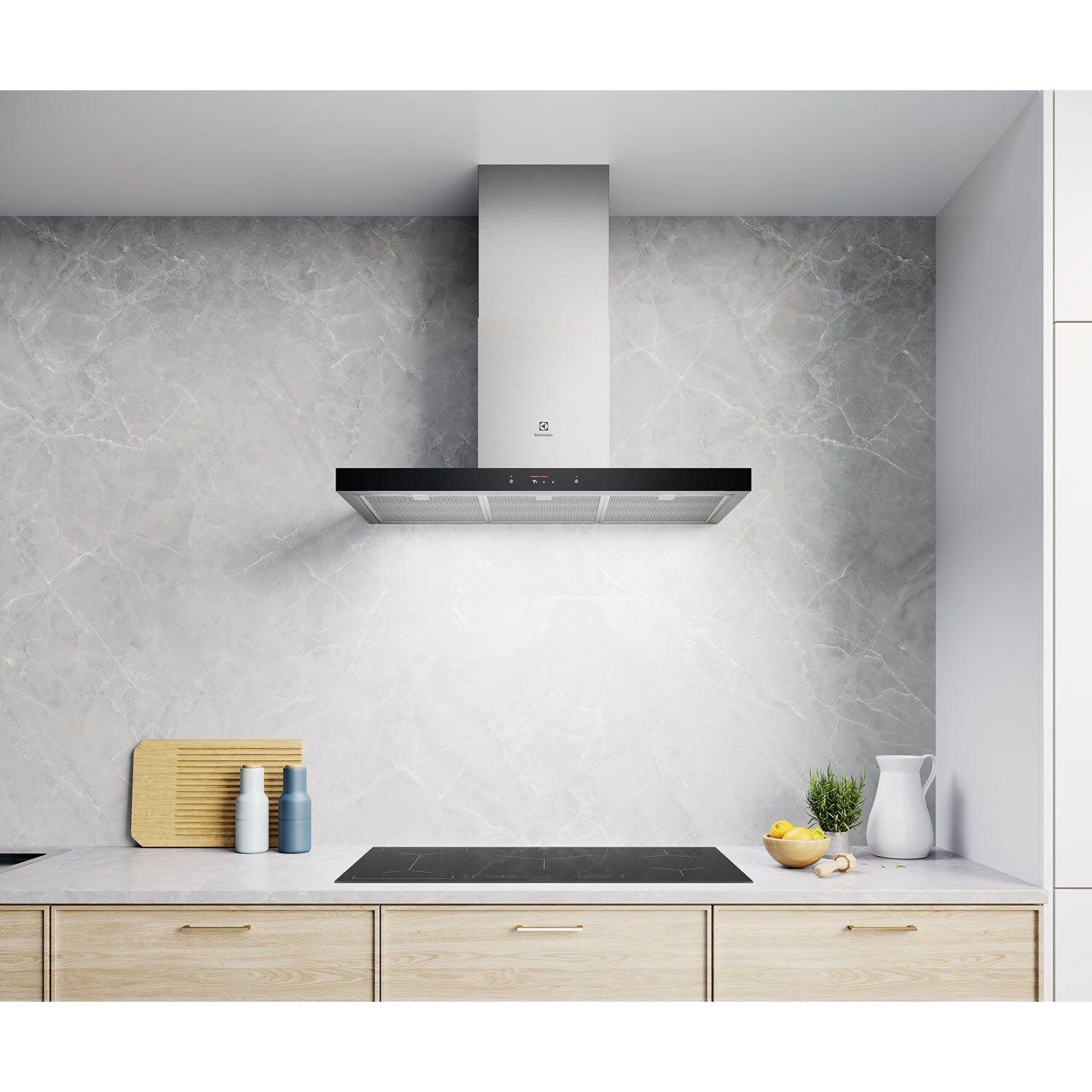 90cm UltimateTaste 500 chimney extractor hood ECT9740S Electrolux