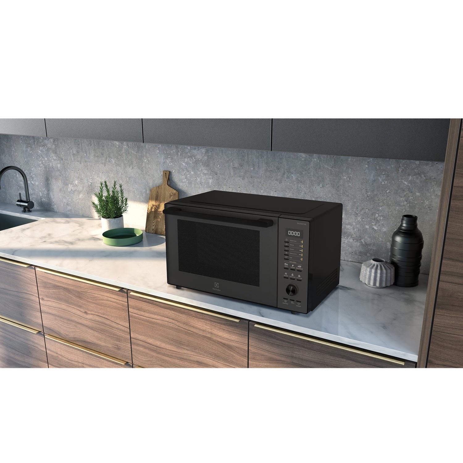 30L UltimateTaste 700 freestanding combination microwave oven EMC30D22BM