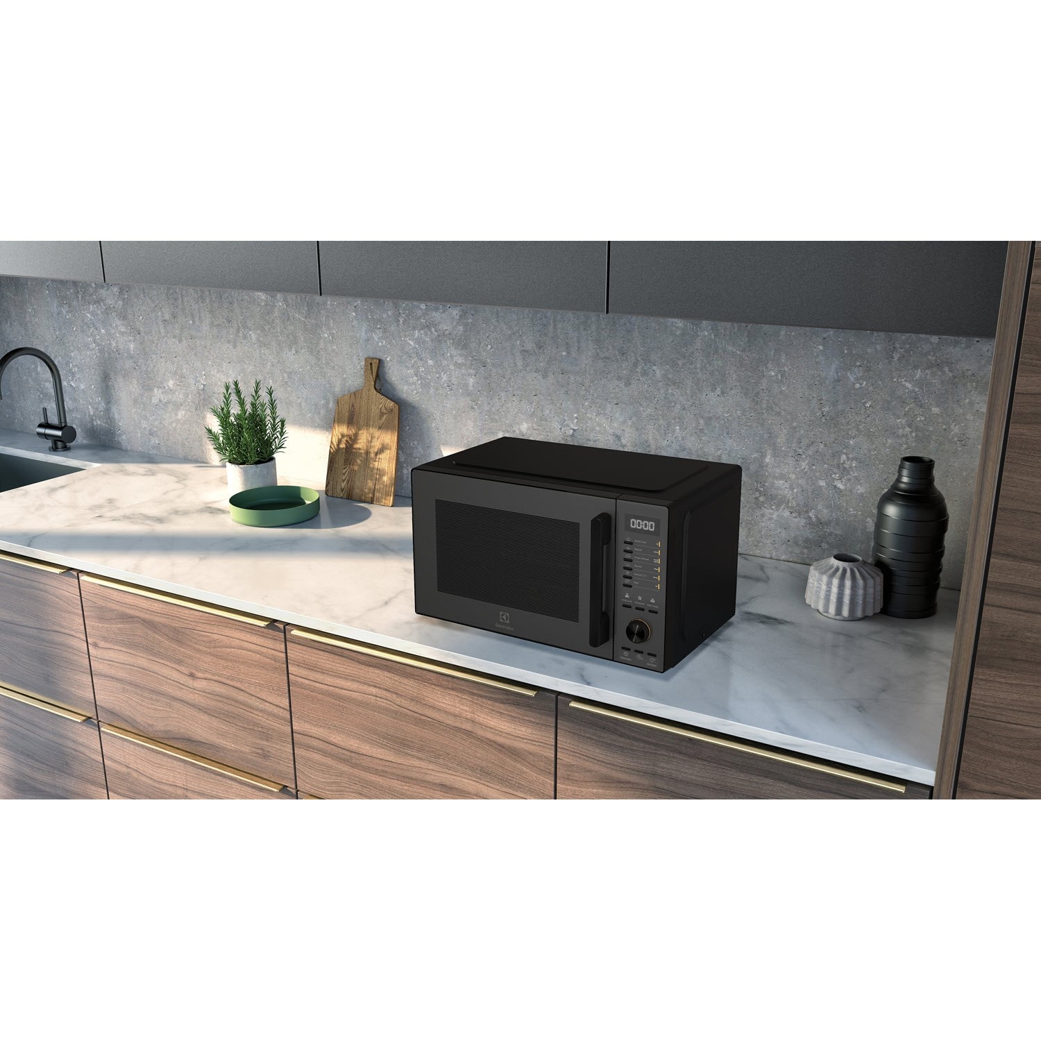 25L UltimateTaste 500 freestanding combination microwave oven EMG25D22BM