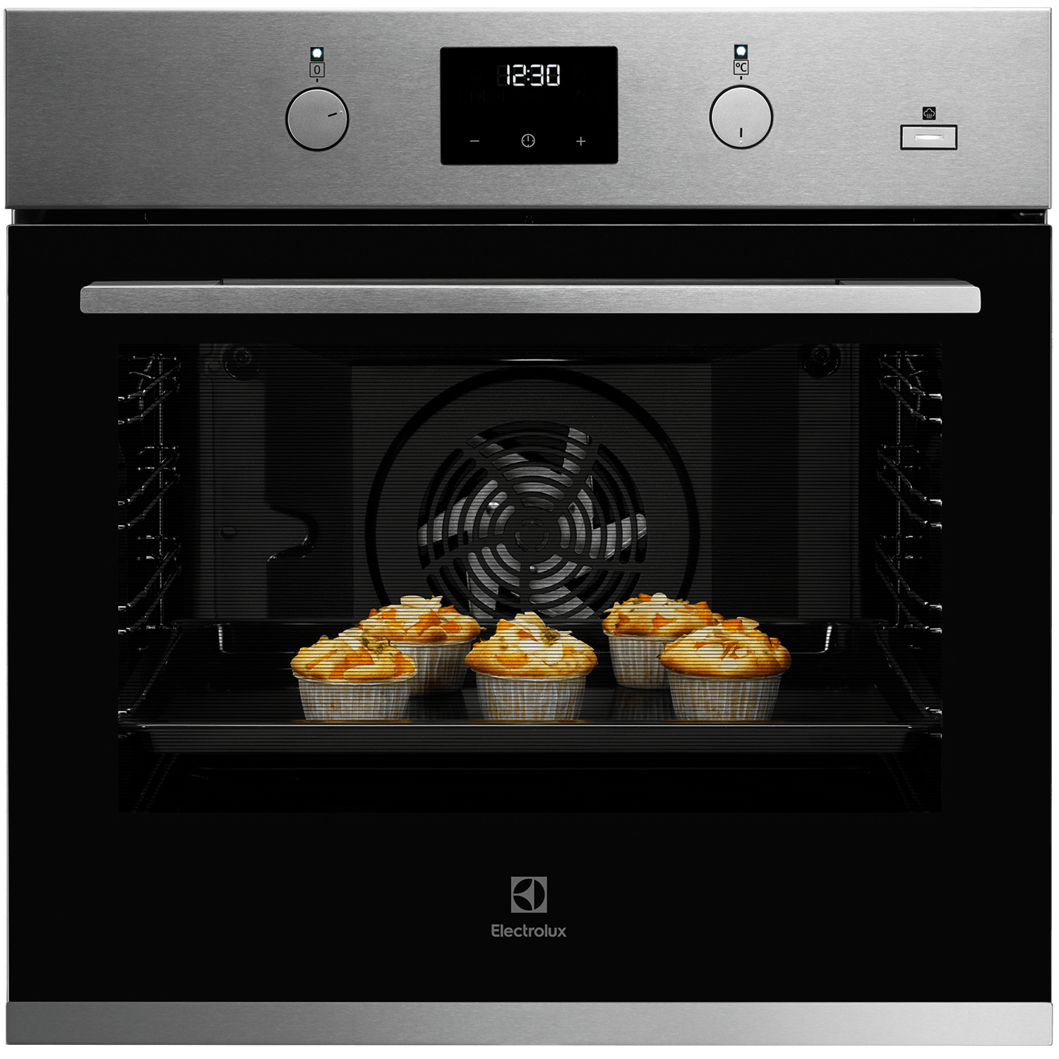 60cm UltimateTaste 500 built-in single oven with 72L capacity