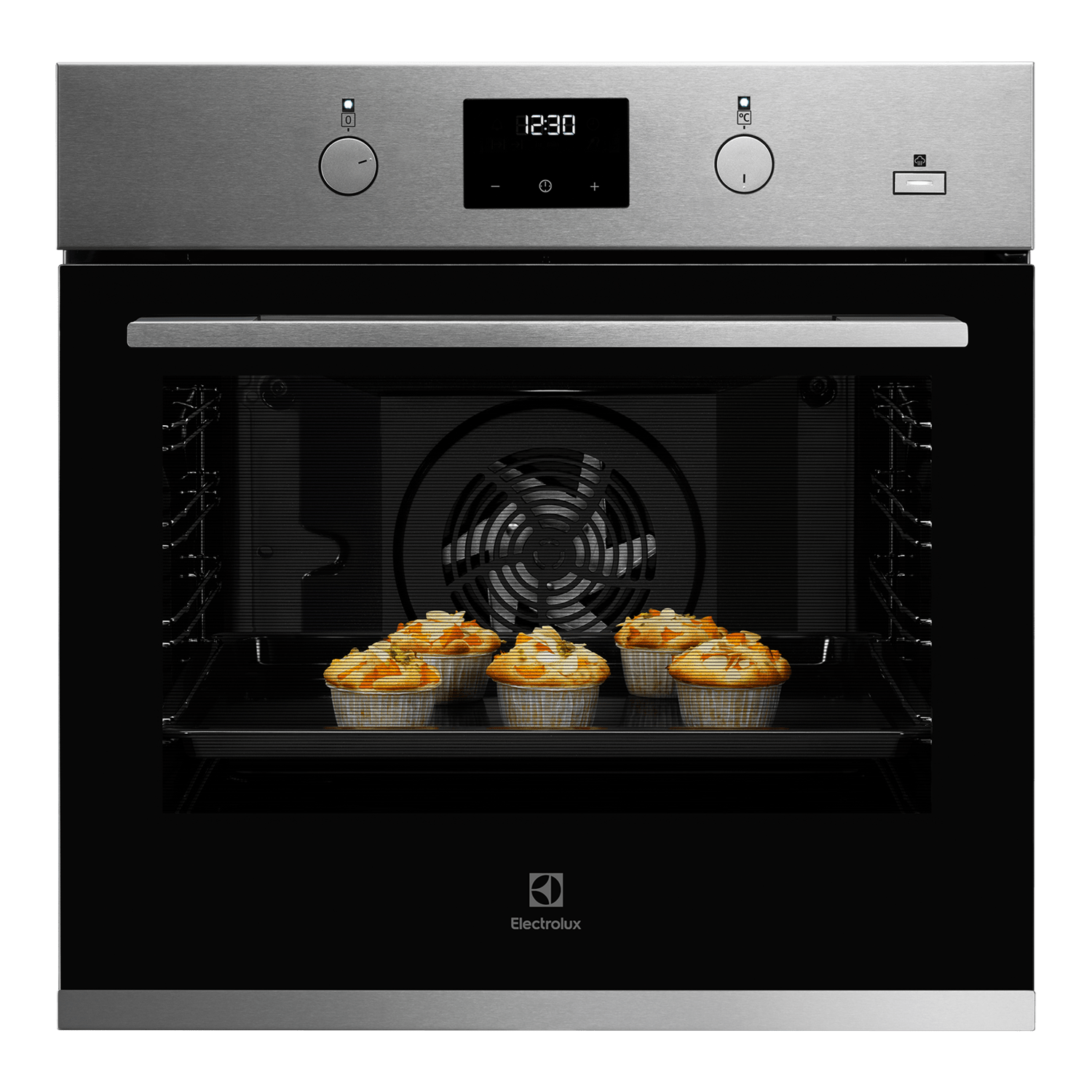60cm UltimateTaste 500 builtin single oven with 72L capacity