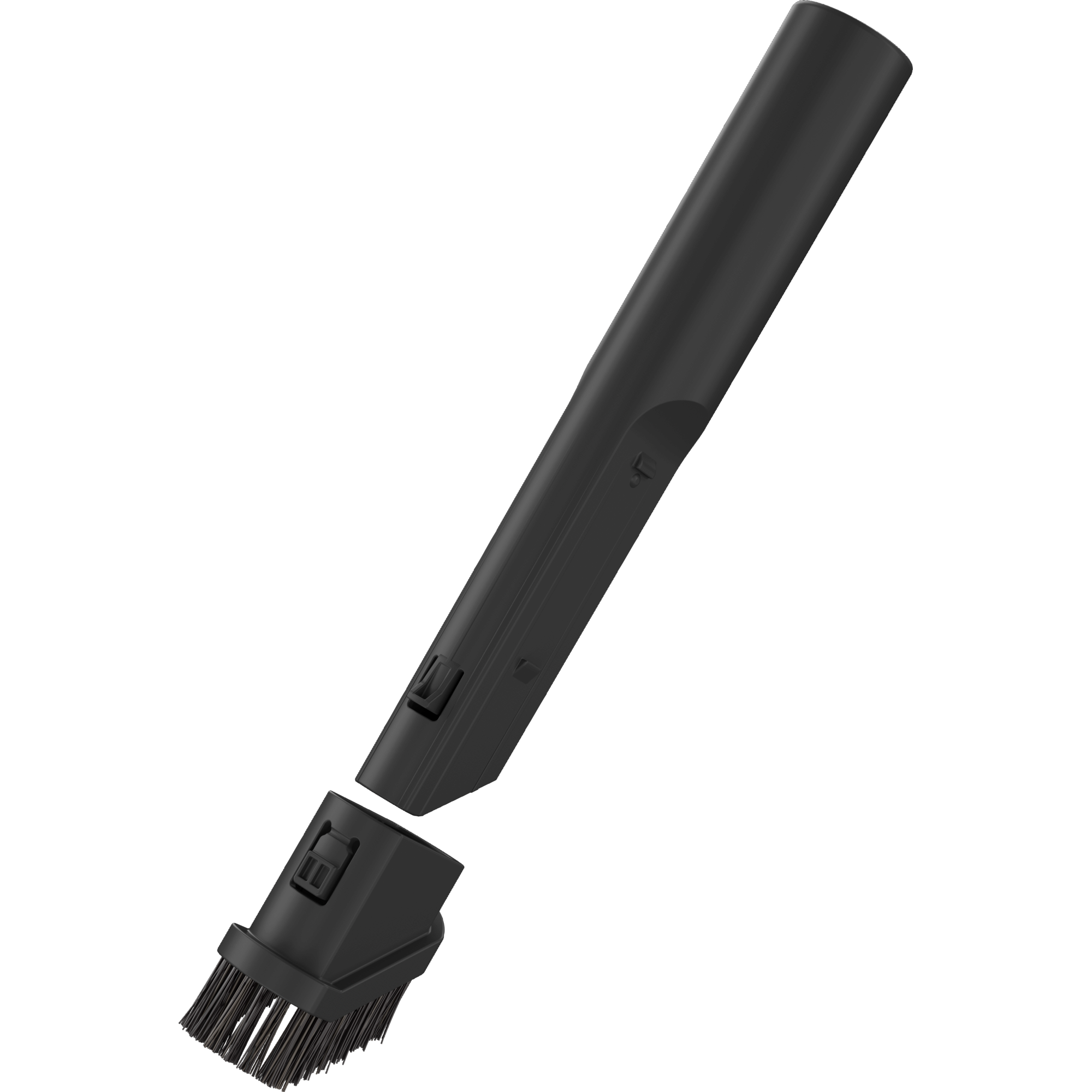 Crevice tool and dusting brush