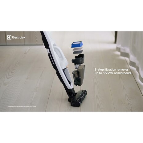 Well Q7P self-standing cordless vacuum cleaner