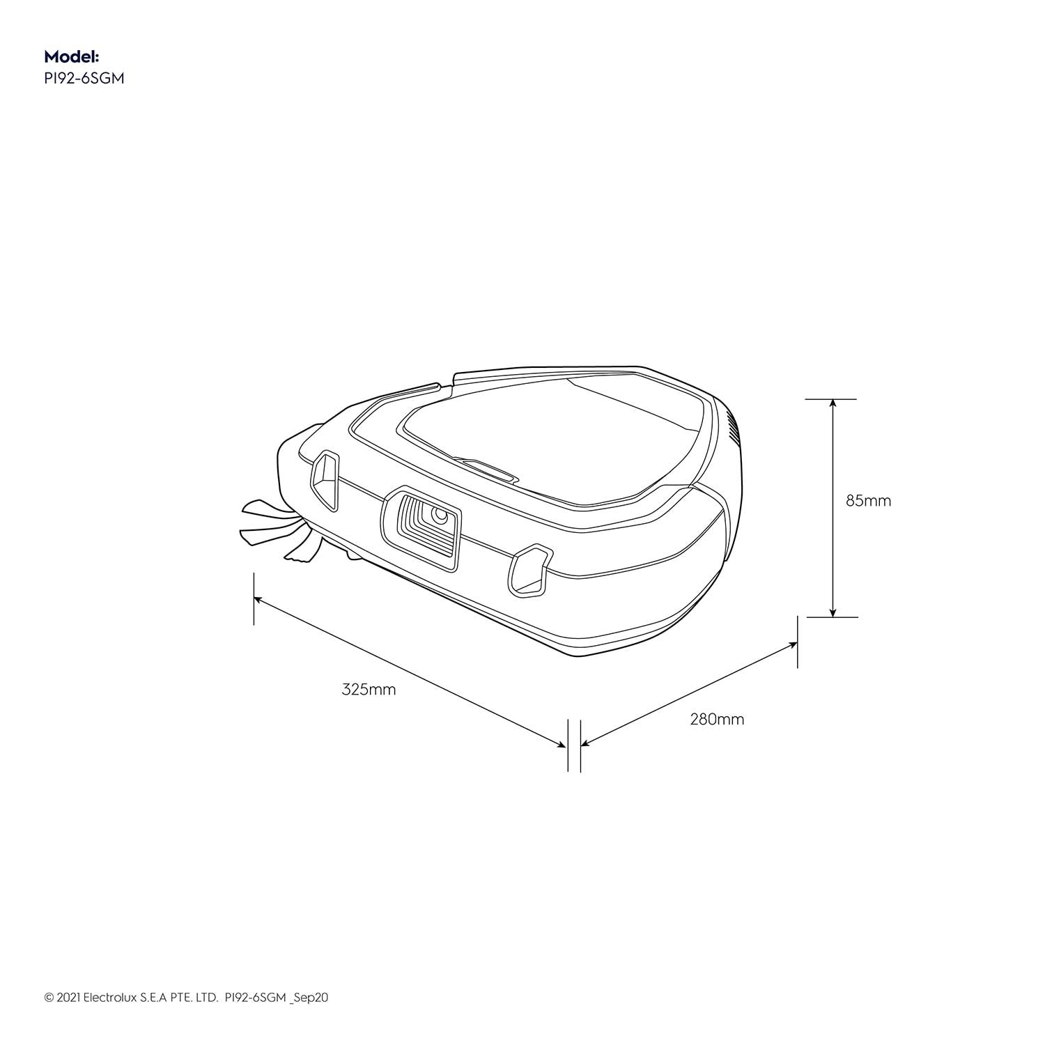 Pure i9.2 robot vacuum cleaner PI926SGM Electrolux Singapore