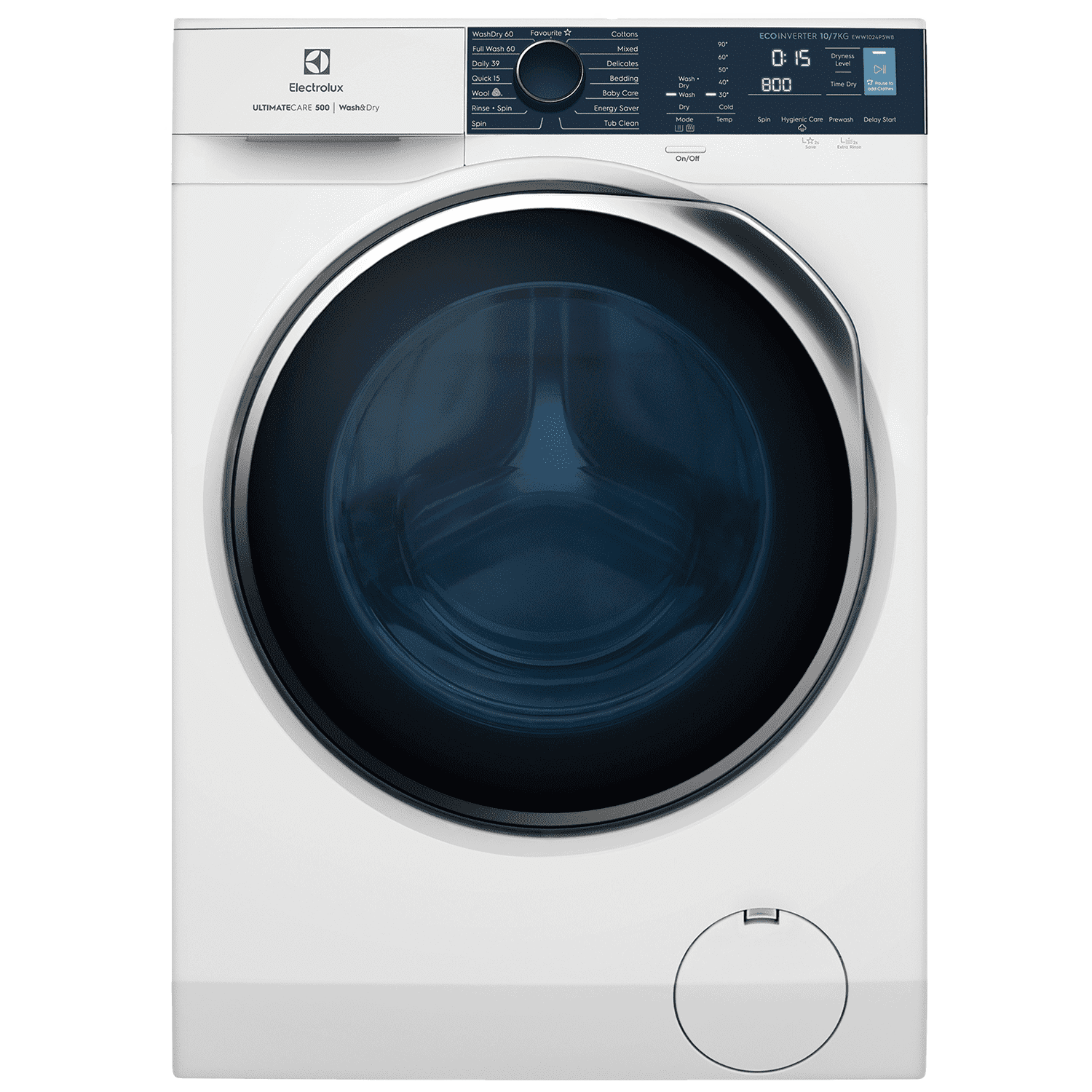 10 7kg UltimateCare 500 washer dryer