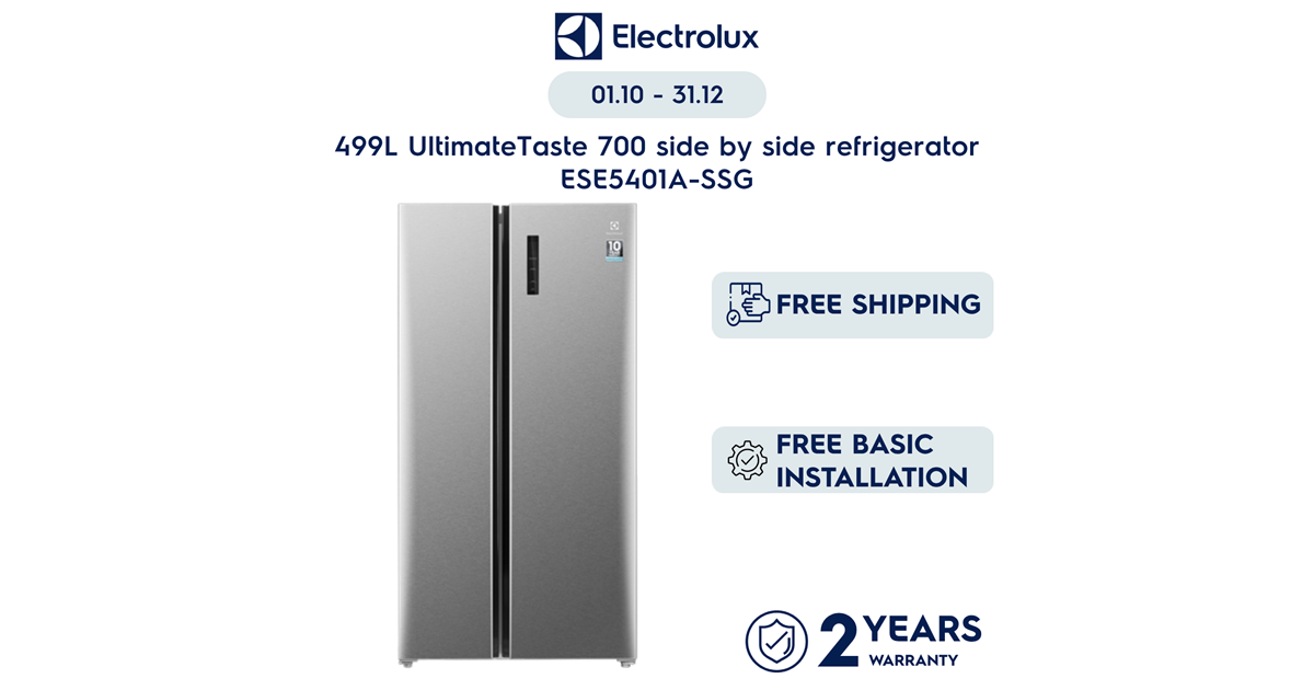 499L UltimateTaste 700 side by side refrigerator ESE5401ASSG