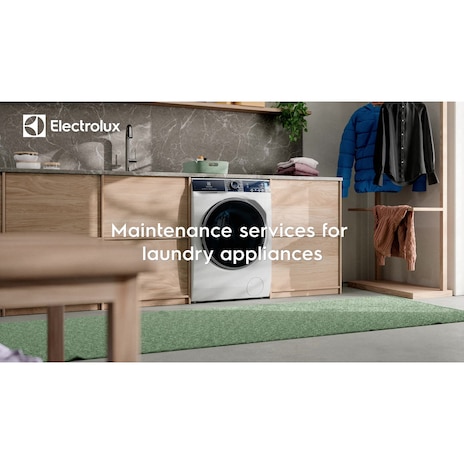 Service centre cleaning for washing machines