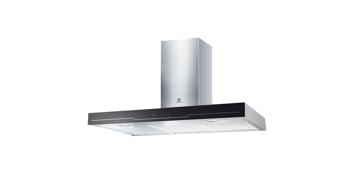90cm Inspiration Chimney Hood Stainless Steel Electrolux Singapore