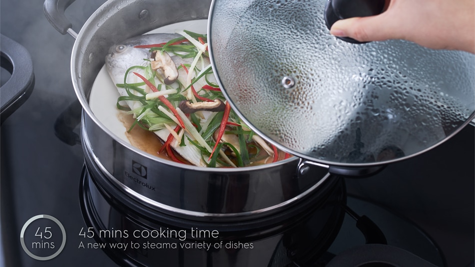 A new way to steam a variety of dishes, a great start to healthy lifestyle!