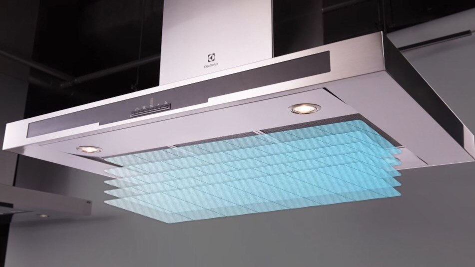 90cm Slimline Cooker Hood Stainless Steel Electrolux Singapore