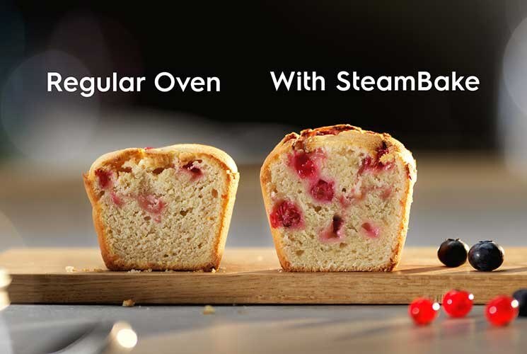 Next-level baking with steam