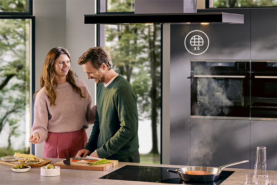 Efficiently extract grease