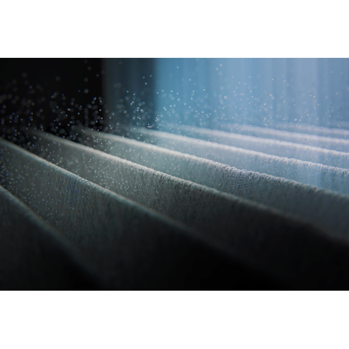 Efficient fine dust filtration